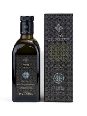 Arbequina botella 500ml Cosecha 2025/26 con estuche individual